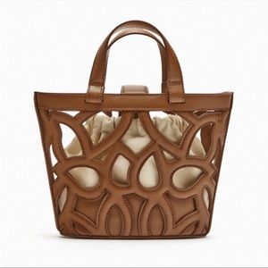 Zara mini die-cut bag